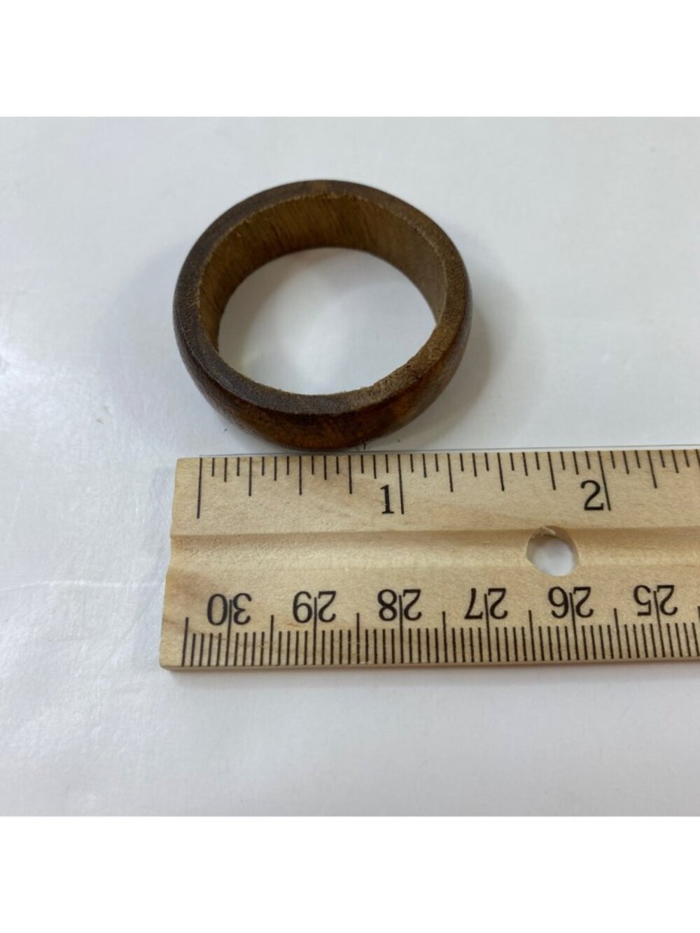 Set 12 Handcrafted 1" Diameter Wooden Napkin Rings Rustic Charm Serve Ware - Picture 9 of 9